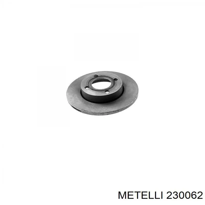 Диск гальмівний передній Metelli 230062