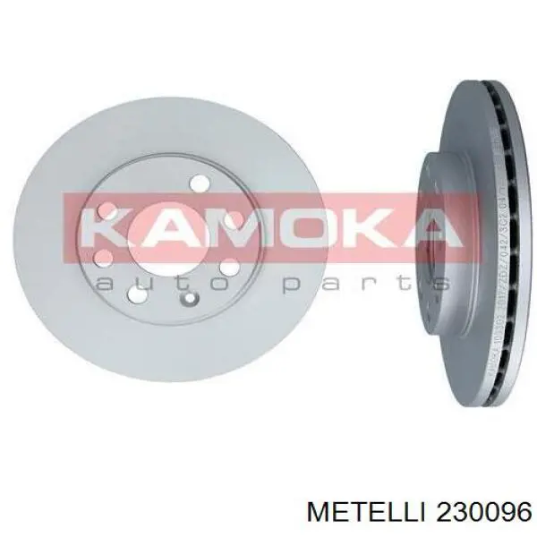 Диск гальмівний передній Metelli 230096