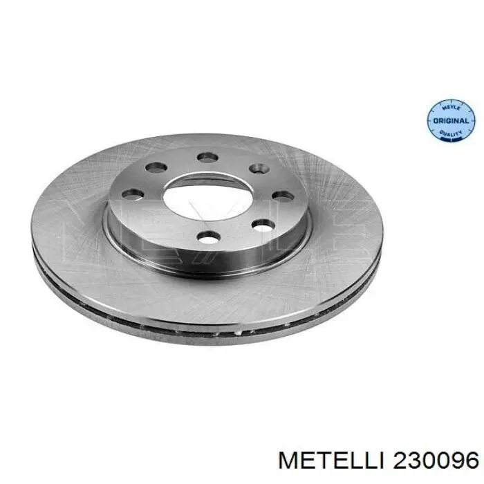 230096 Metelli диск гальмівний передній