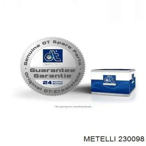 Диск гальмівний передній 230098 Metelli