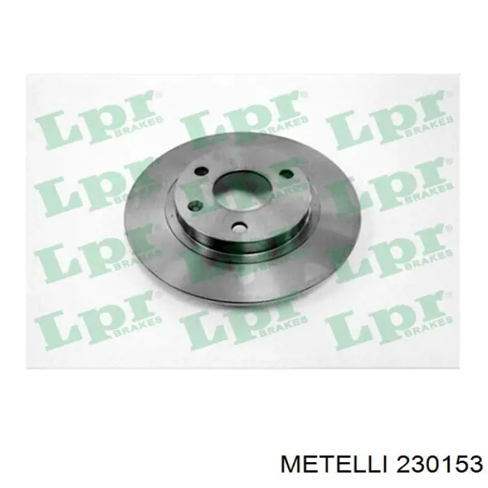 Диск переднього гальма Metelli 230153 ціна, від 15.80 USD