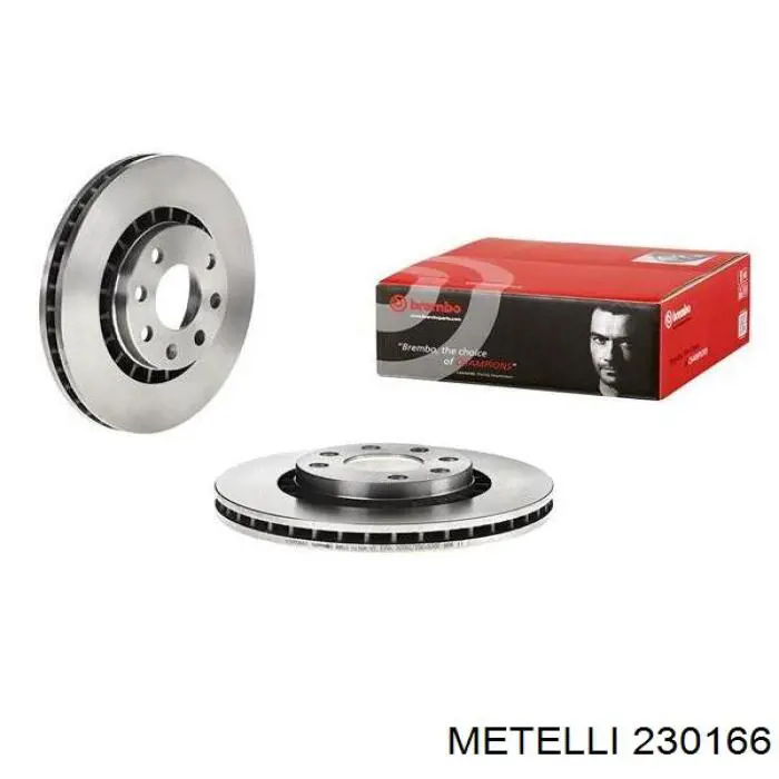 Диск переднього гальма Metelli 230166 ціна, від 25.83 USD