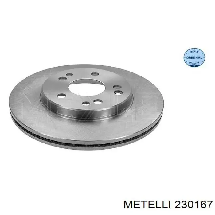 230167 Metelli Гальмо дискове переднє