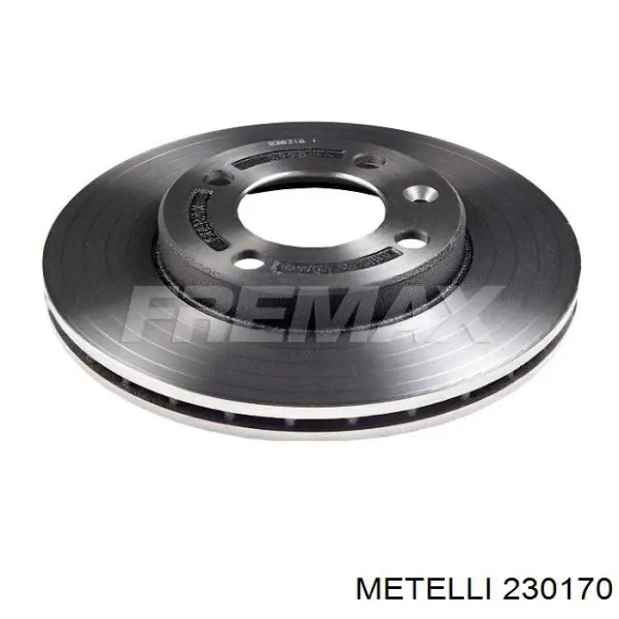 Гальмівні диски передні 230170 Metelli