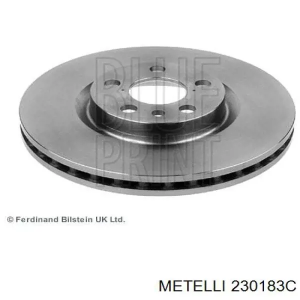 230183C Metelli диск гальмівний передній