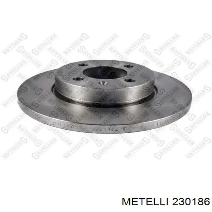 Гальмівні диски передні 230186 Metelli