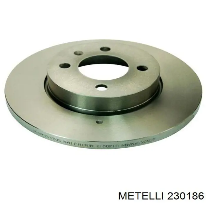 230186 Metelli Гальмо дискове переднє
