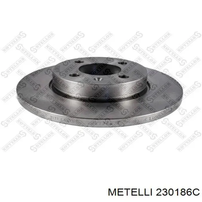 230186C Metelli диск гальмівний передній