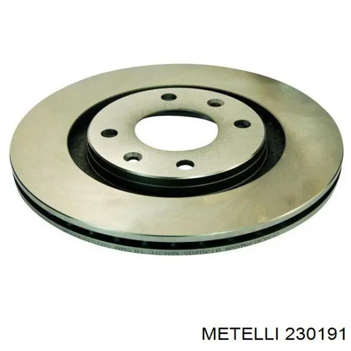 Диск переднього гальма Metelli 230191 ціна, від 24.60 USD