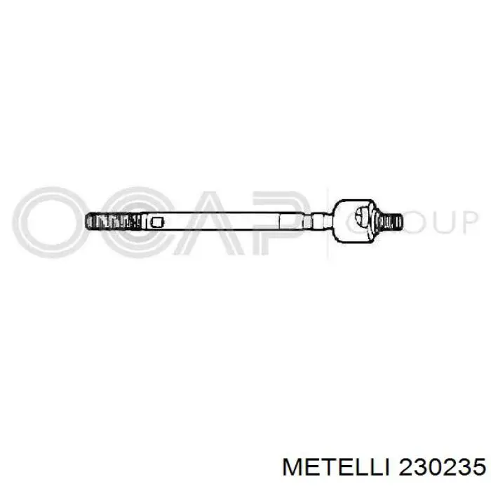 Диск гальмівний передній Metelli 230235