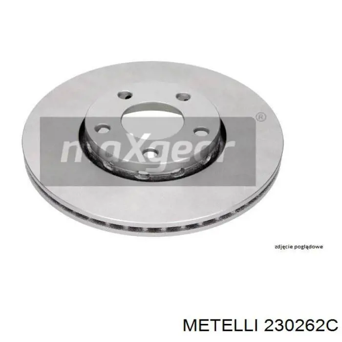 Диск переднього гальма Metelli 230262C ціна, від 40.13 USD