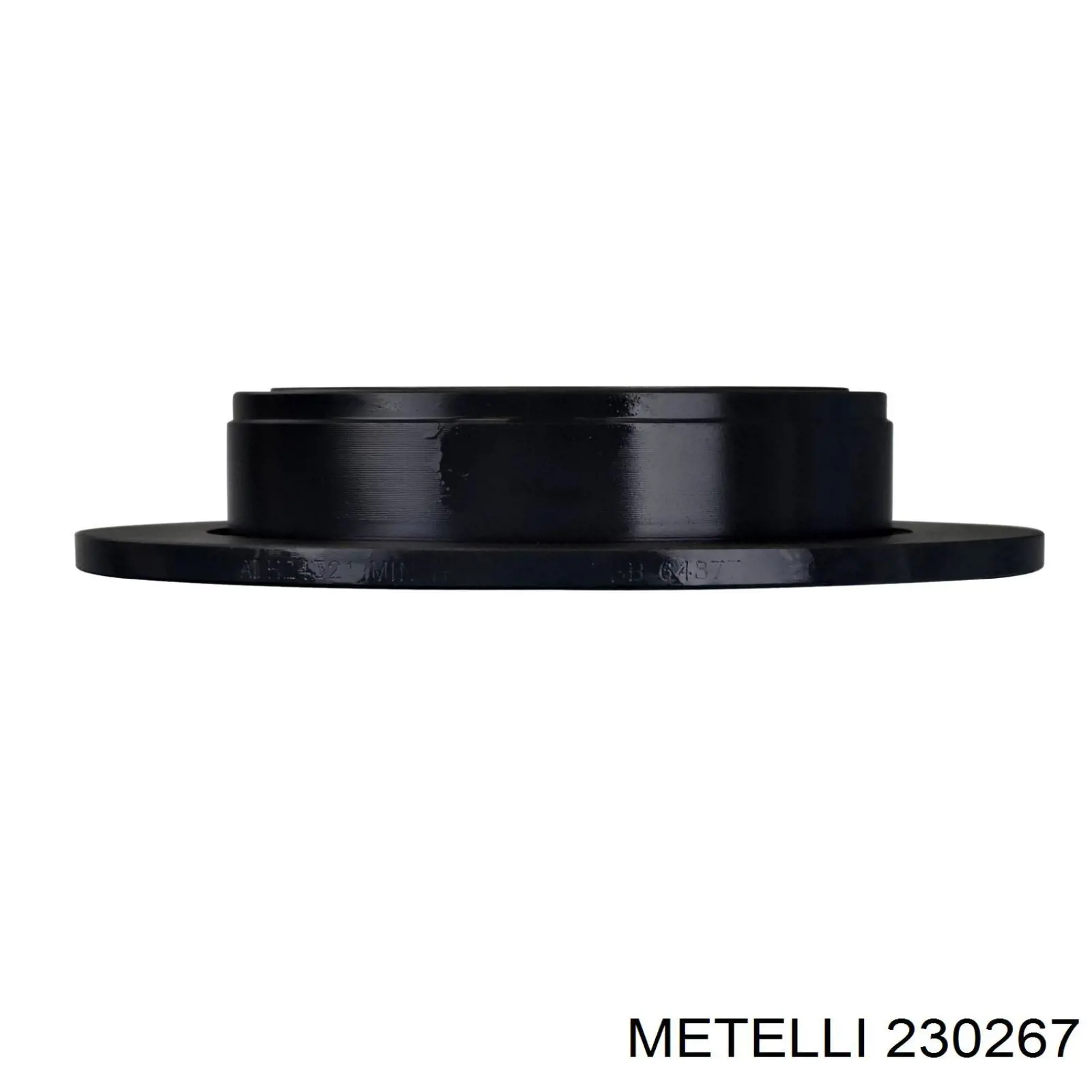 Диск гальмівний задній Metelli 230267