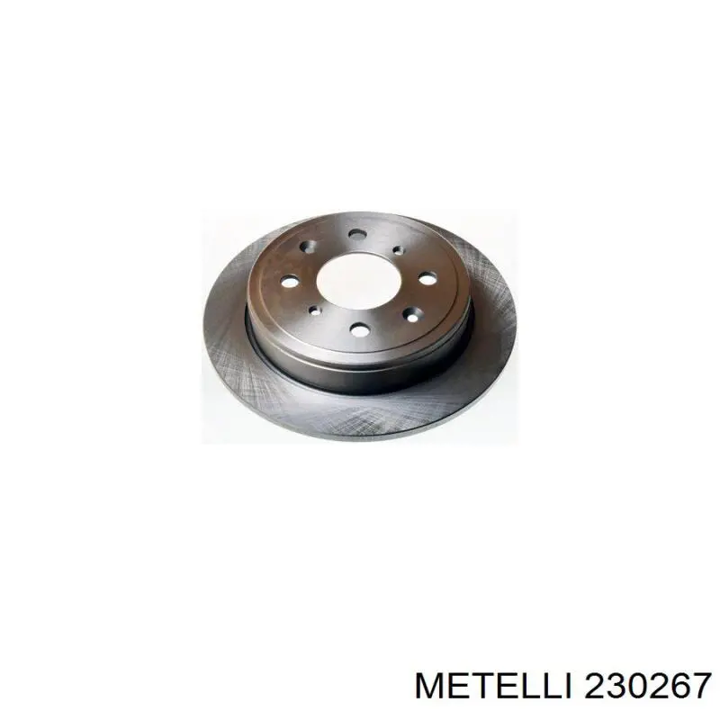 Купити 230267 Metelli Диск заднього гальма