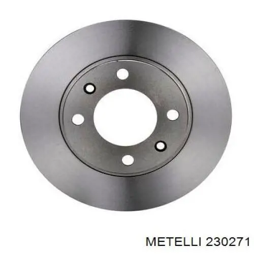 230271 Metelli диск гальмівний задній