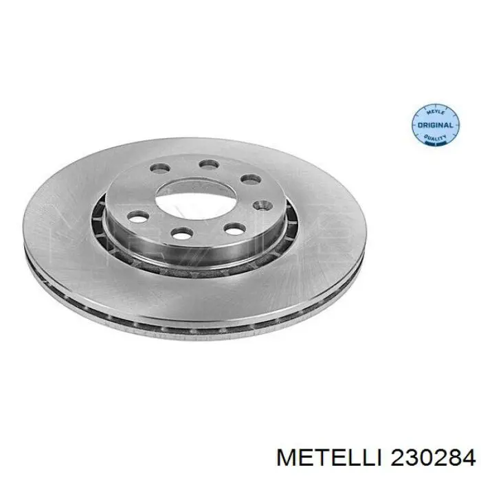 Гальмівні диски передні 230284 Metelli