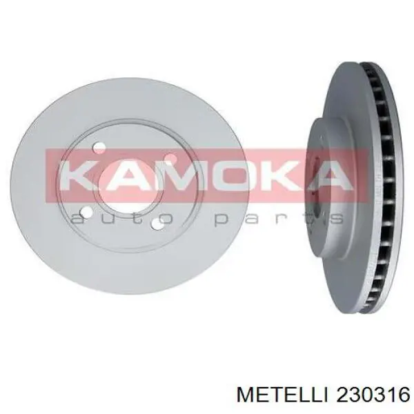 Диск переднього гальма Metelli 230316 ціна, від 27.14 USD