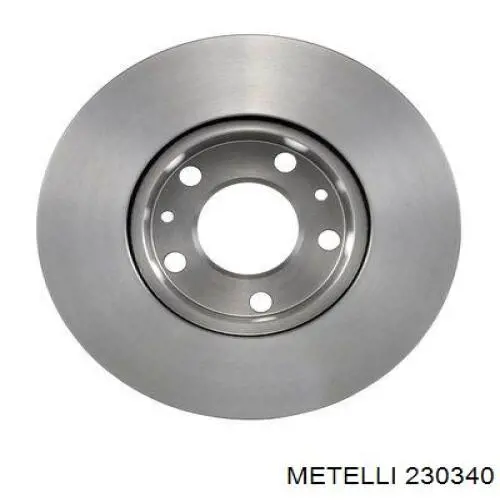 Гальмівні диски передні 230340 Metelli
