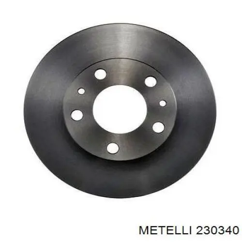 230340 Metelli Гальмо дискове переднє
