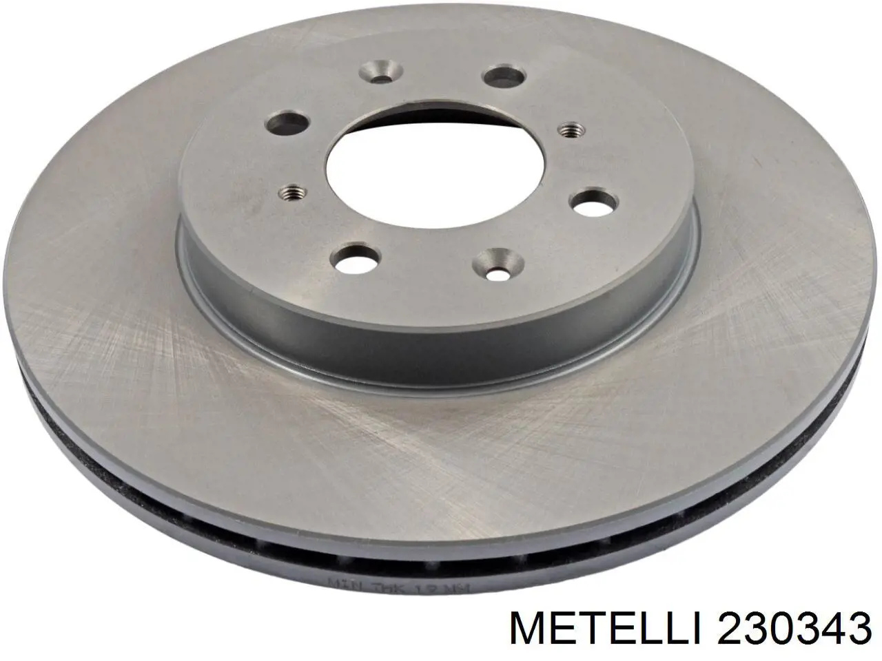 230343 Metelli диск гальмівний передній