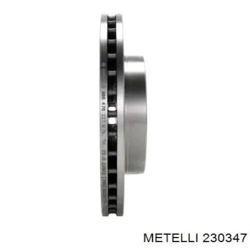 Диск гальмівний передній Metelli 230347