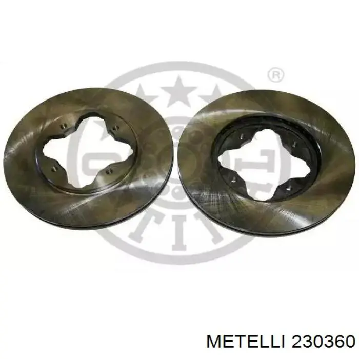 230360 Metelli Гальмо дискове переднє