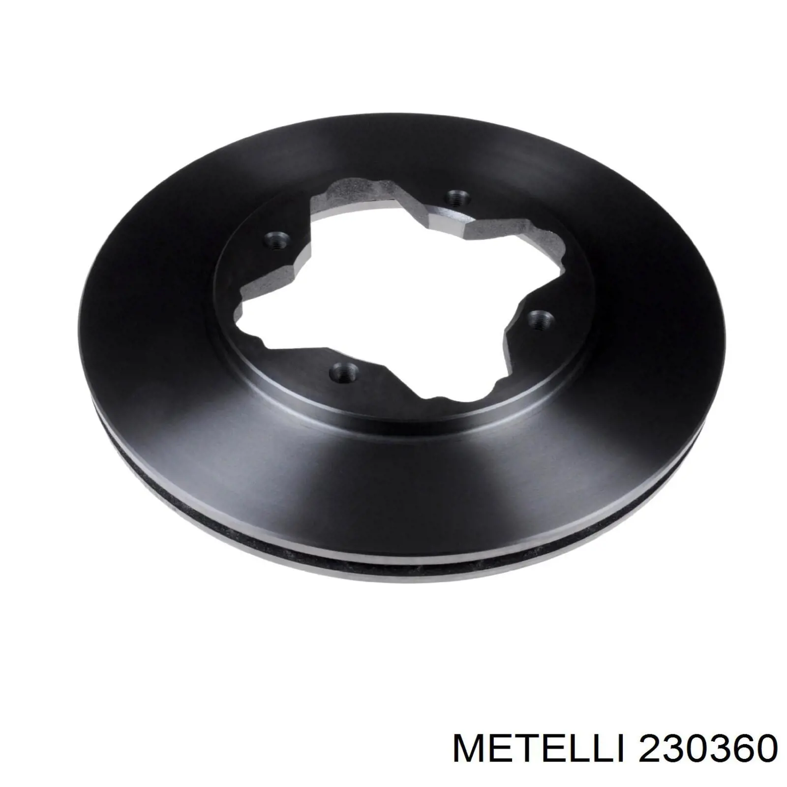 Диск гальмівний передній Metelli 230360