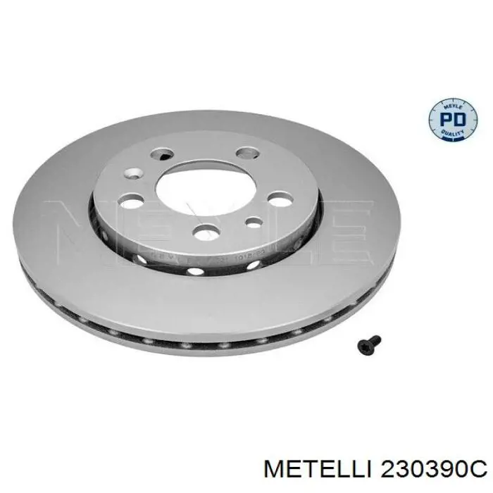 230390C Metelli диск гальмівний передній