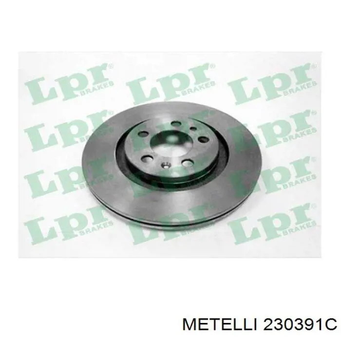 Диск переднього гальма Metelli 230391C ціна, від 31.92 USD