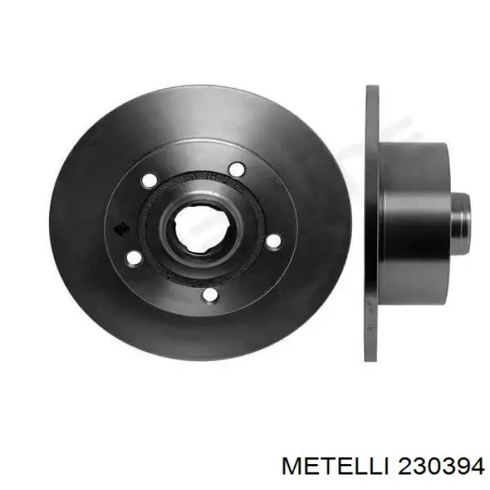 Гальмівні диски 230394 Metelli