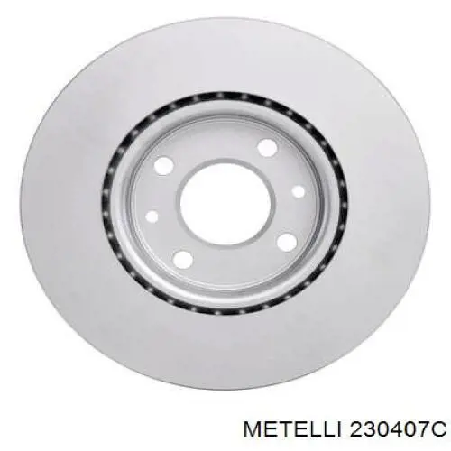 Диск гальмівний передній Metelli 230407C
