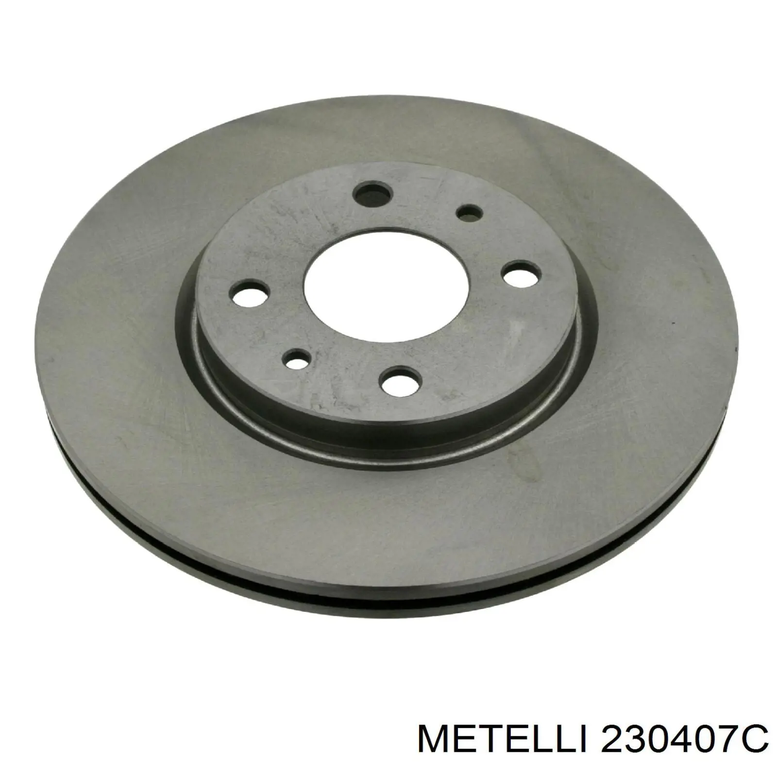 230407C Metelli диск гальмівний передній