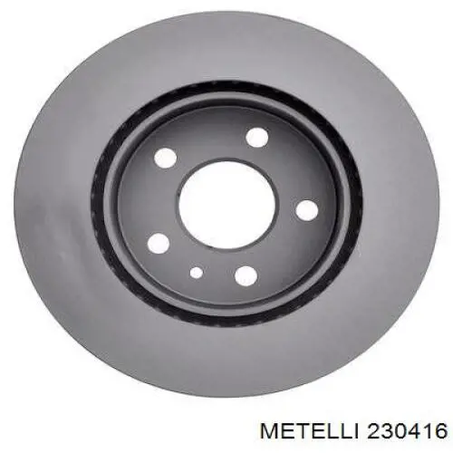Диск гальмівний передній Metelli 230416
