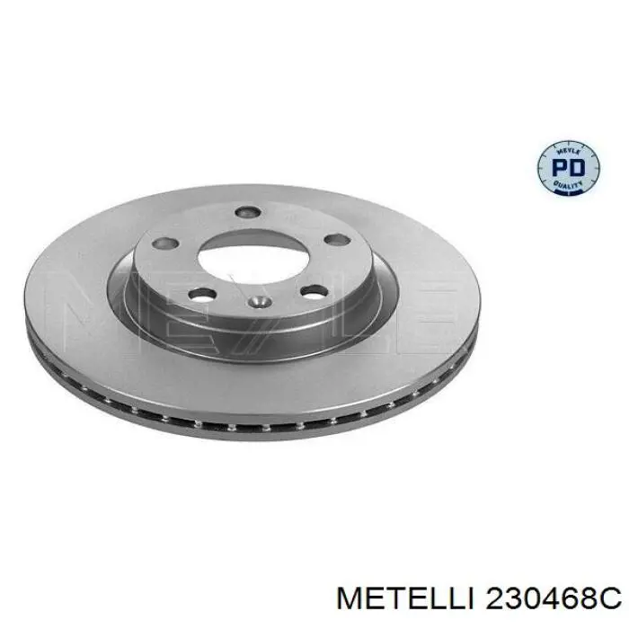 Диск переднього гальма Metelli 230468C ціна, від 35.46 USD