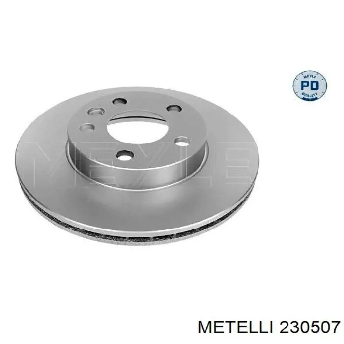 Диск переднього гальма Metelli 230507 ціна, від 34.79 USD
