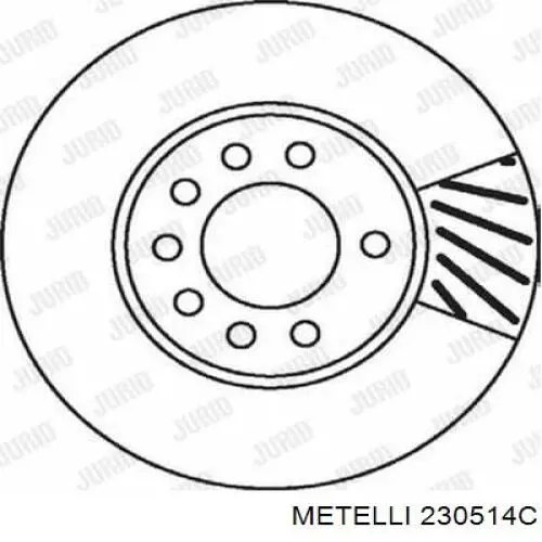 Купити 230514C Metelli Ротор гальмівний