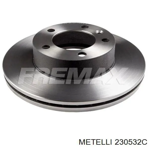 Гальмівні диски передні 230532C Metelli