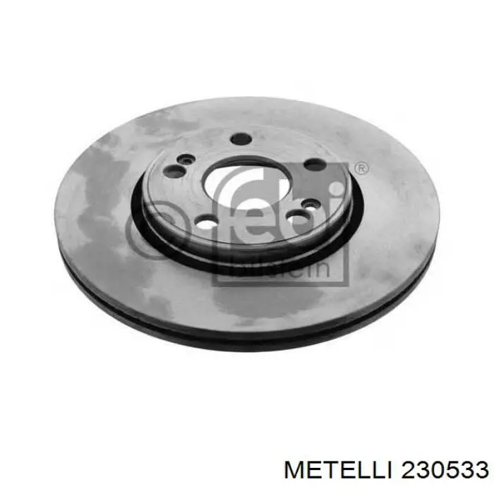 Диск переднього гальма Metelli 230533 ціна, від 40.52 USD