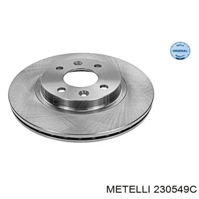 230549C Metelli диск гальмівний передній