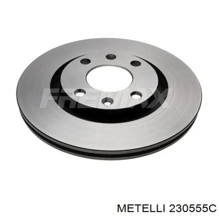 Диск гальмівний передній Metelli 230555C