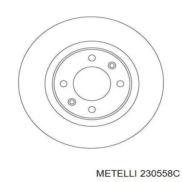 Задні дискові гальма Metelli 230558C ціна, від 33.61 USD