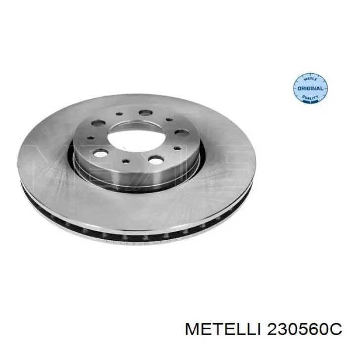 230560C Metelli диск гальмівний передній