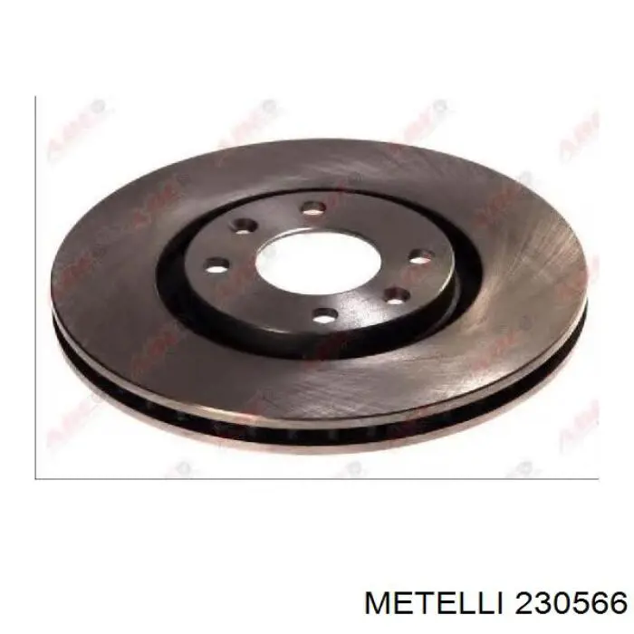 230566 Metelli диск гальмівний передній