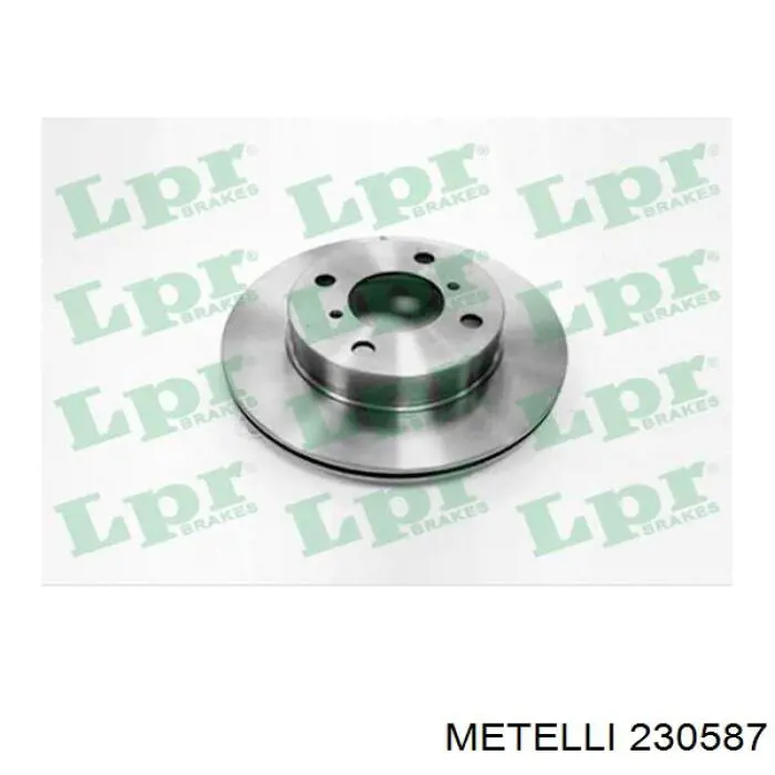 230587 Metelli Гальмо дискове переднє