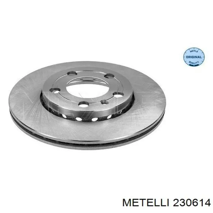 230614 Metelli диск гальмівний передній