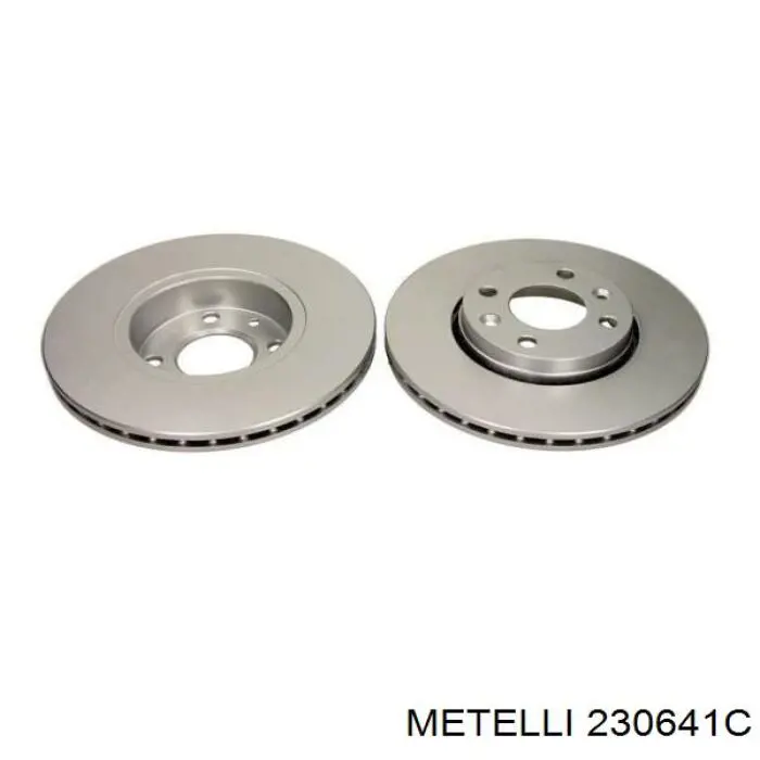Диск переднього гальма Metelli 230641C ціна, від 29.39 USD