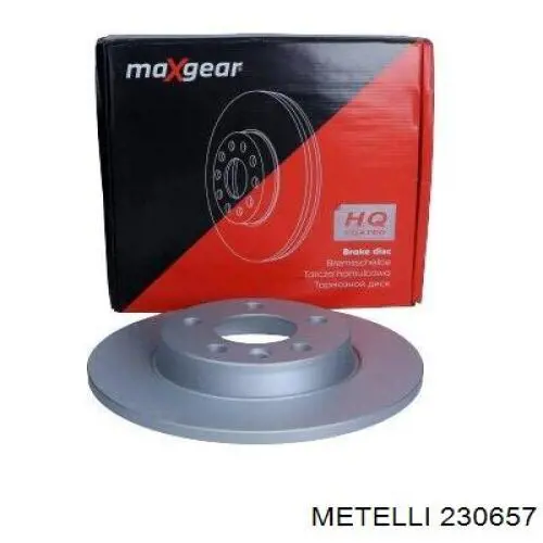 Купити 230657 Metelli Диск заднього гальма