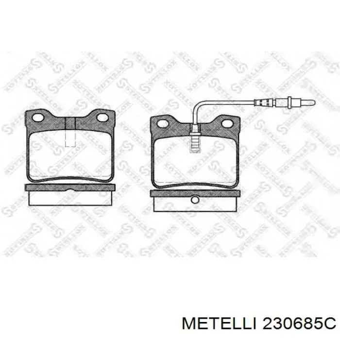 Купити 230685C Metelli Ротор гальмівний