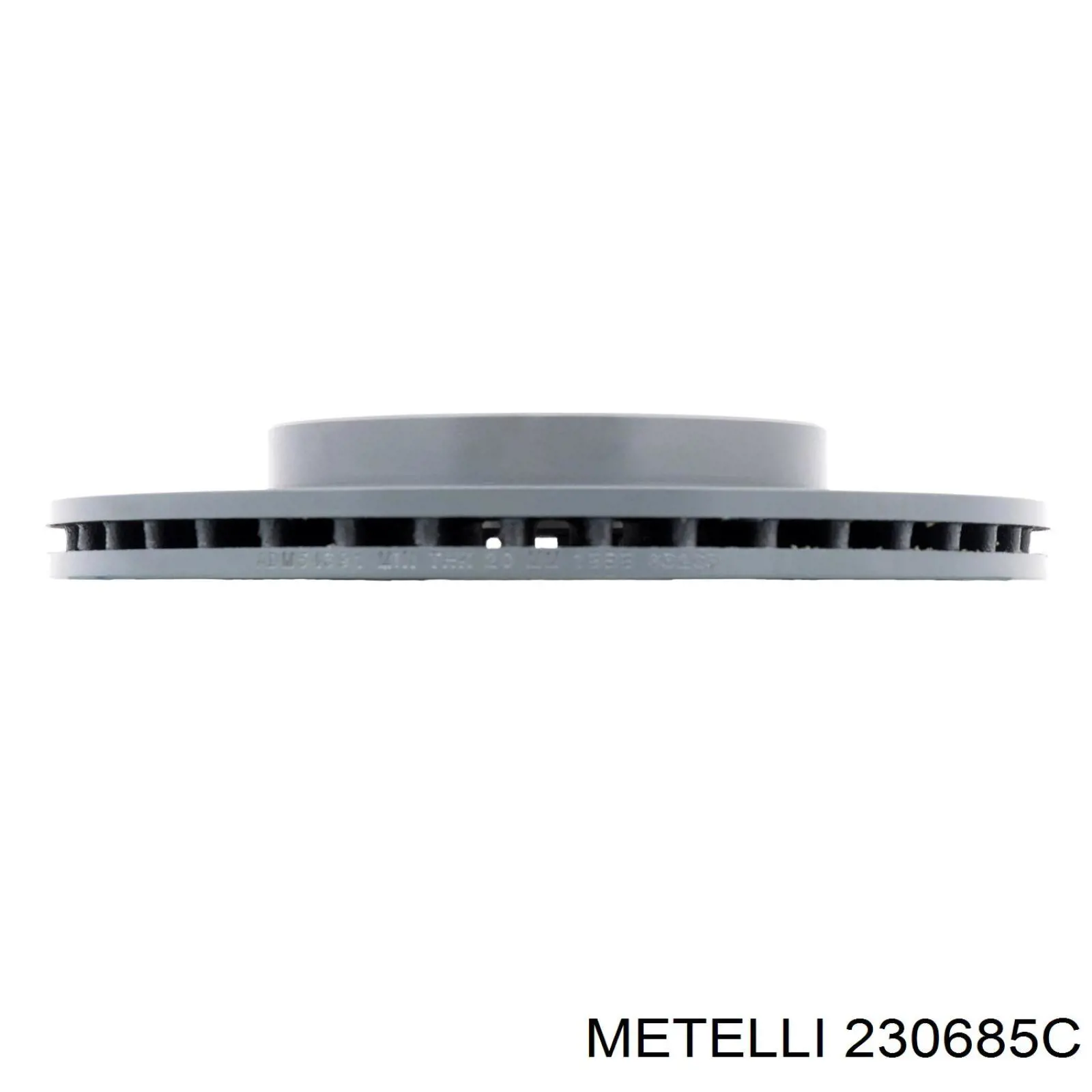 Гальмівні диски передні 230685C Metelli
