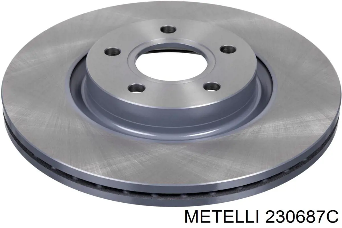 230687C Metelli диск гальмівний передній