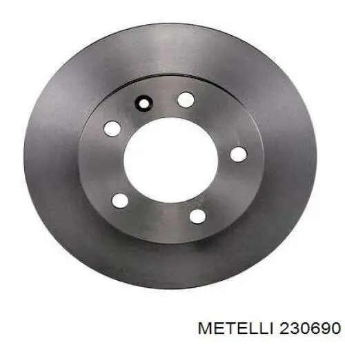 230690 Metelli диск гальмівний задній